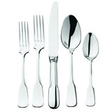 Lutece 5 - Piece Stainless Steel Flatware Set - Service for 1