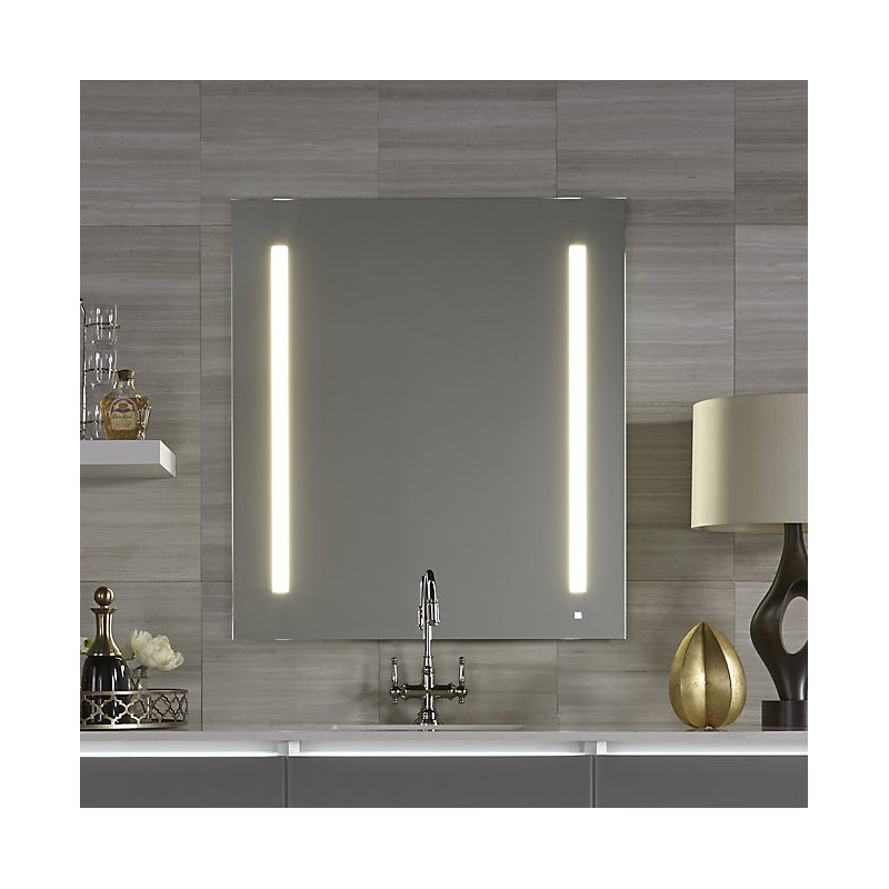 AiO Modern & Contemporary Lighted Bathroom / Vanity Mirror, None, 39.25" x 23.125"