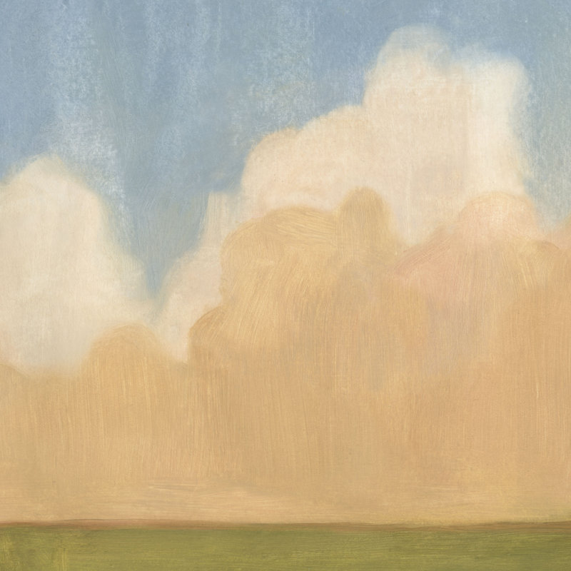 Evening Plane II - Wrapped Canvas Print, 30cm H x 30cm W