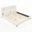 Lit plateforme tapissier avec 2 coussins-128948979-128948976