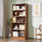 5 Tier Book Shelf,  71" H Large Bookcase, Standing Wood Display Book Shelf For Living Room, Office, Library-370514905
