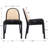 Kashtyn Fabric Solid Back Side Chair-283613366-283613365