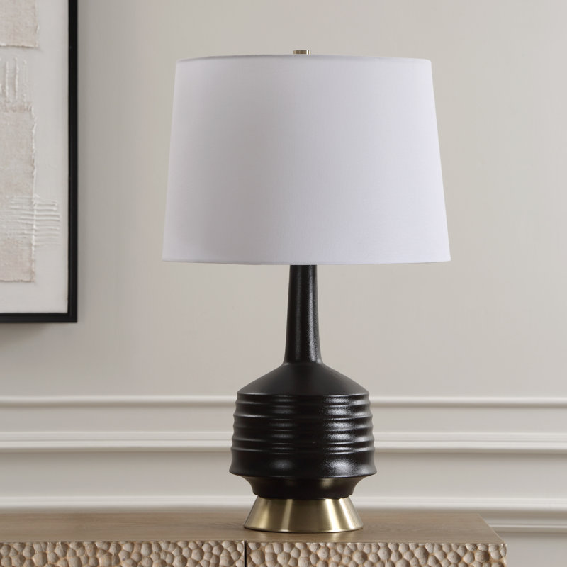 Pennick Black Glaze Table Lamp