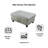 Beitz Faux Leather Ottoman-1848026166