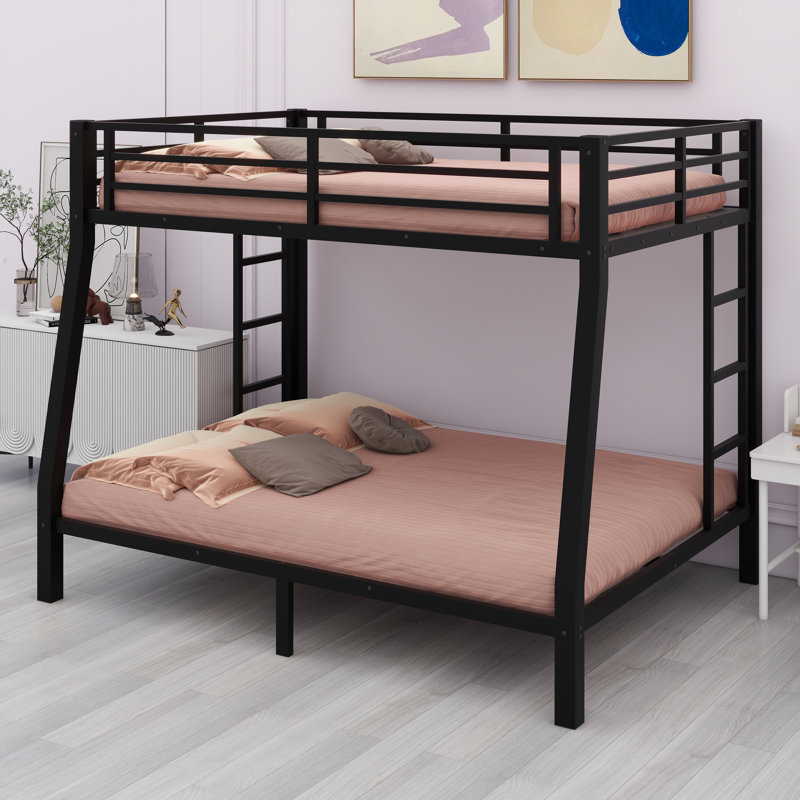 Quiet & Sturdy Metal Loft Bunk Bed – Ideal For Small Rooms, Engineered To Minimize Squeaks For Teens And Adults