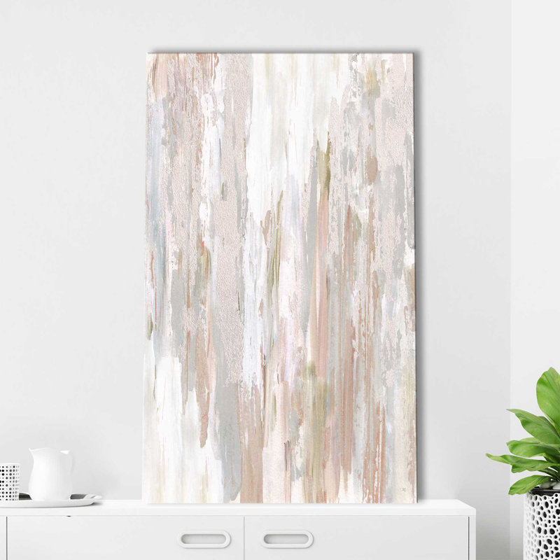 Porte patinée par Susan Jill - Peinture, L 18 po x H 30 po, Toile tendue