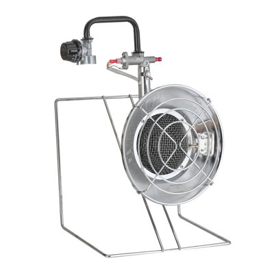 Propane Tank Top Heater, For 1Lb Small Tanks And 5-40Lb Large Tanks, 18000 BTU Rapid Heating 180-Degree Infrared Radiant Tank Top Gas Heater,3 Heat Settings For Ice Fishing,Single Burner