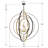 Salas 9 - Light Dimmable Globe Chandelier-1002422099