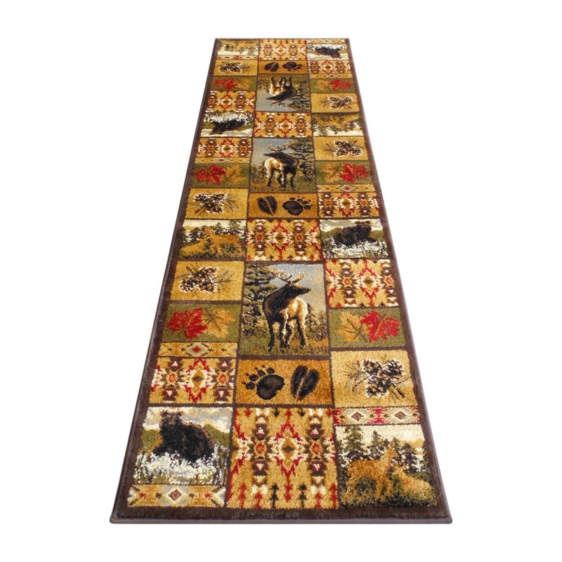 Tapis d'intérieur en oléfine Hahira