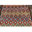 Tapis oriental réversible en laine Kilim 8 x 10