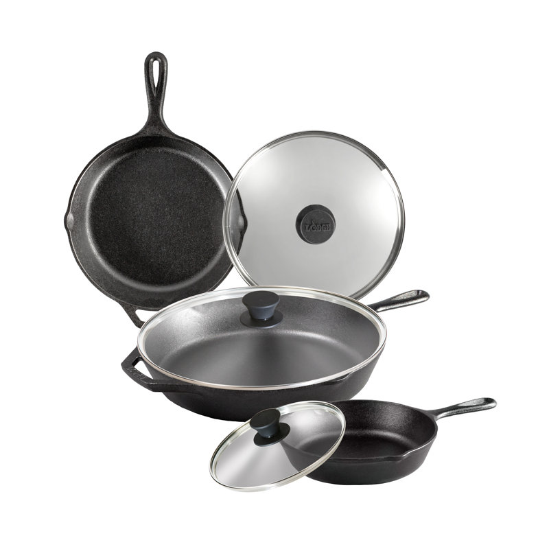 Lodge Cast Iron 6 Piece Skillet Set