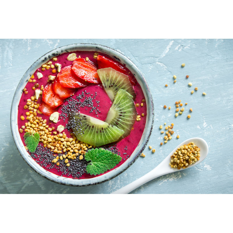 Acai Smoothie Breakfast by Mizina - Wrapped Canvas Print, 81cm H x 122cm W x 3.8cm D