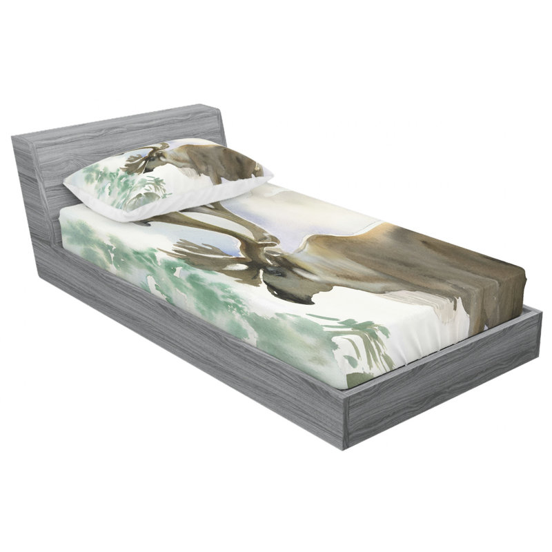 Microfiber Sheet Set, Full Sheet Set with Fitted Sheet