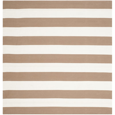 Dirit Hand Woven Cotton Striped Rug