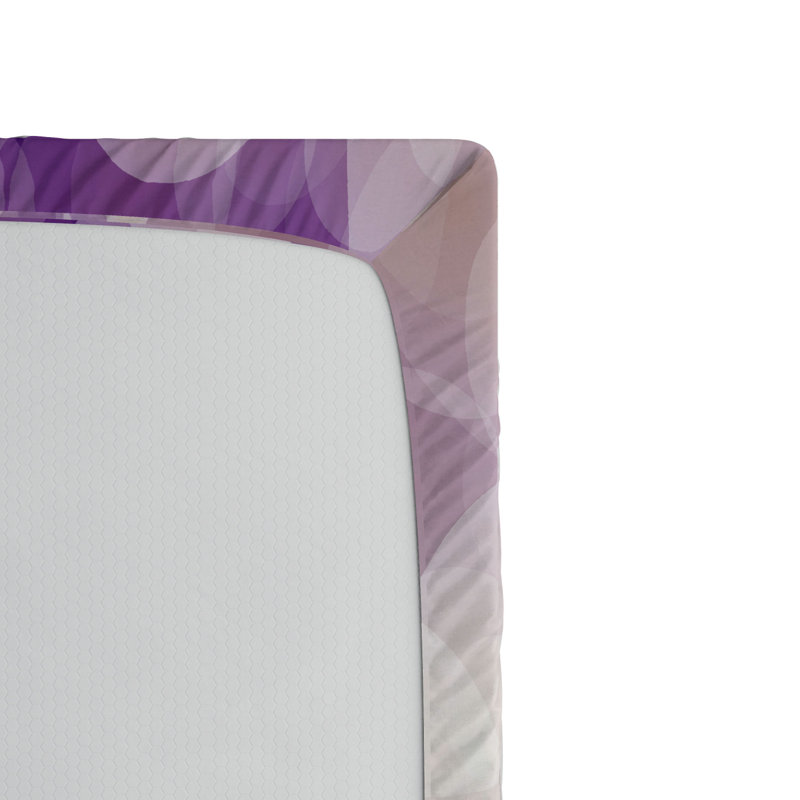 Microfiber Abstract Fitted Sheet, Queen Fitted Sheet