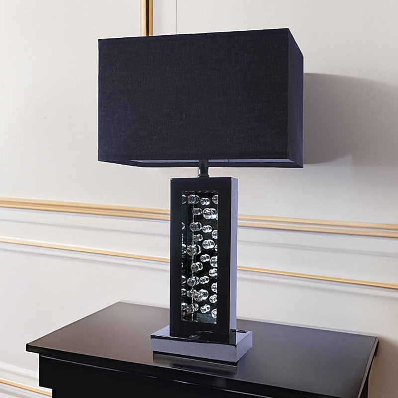 Lampe de table Christalyn, Noir, noir, noir, noir, Noir, noir, noir, noir