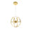 Pichler LED Chandelier With White Acrylic Diffusers