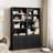Tall Bookcase, Wooden 6 Shelf Bookshelves-1117535550