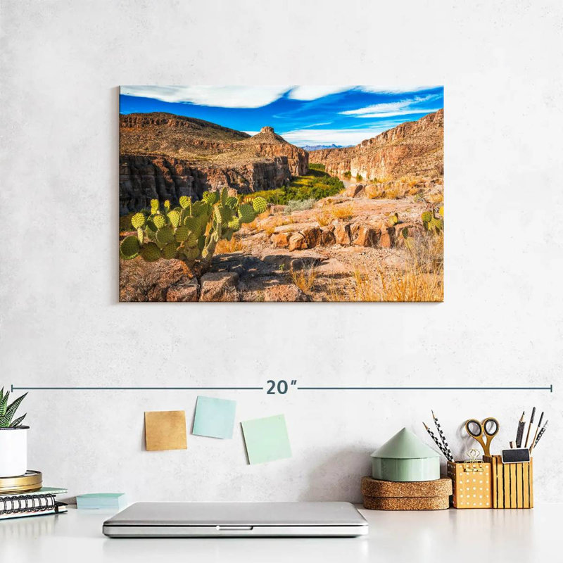 Hot Springs Canyon Rio Grande, H 8 po x l 12 po