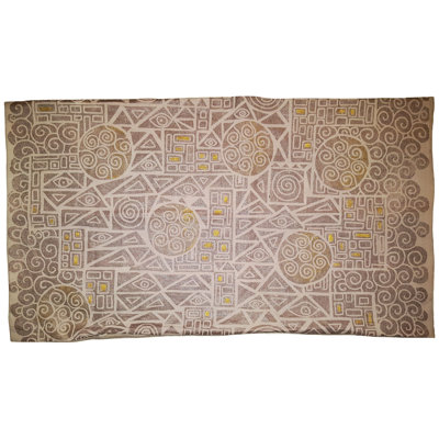 Klimt I Linen Square Pillow Cover