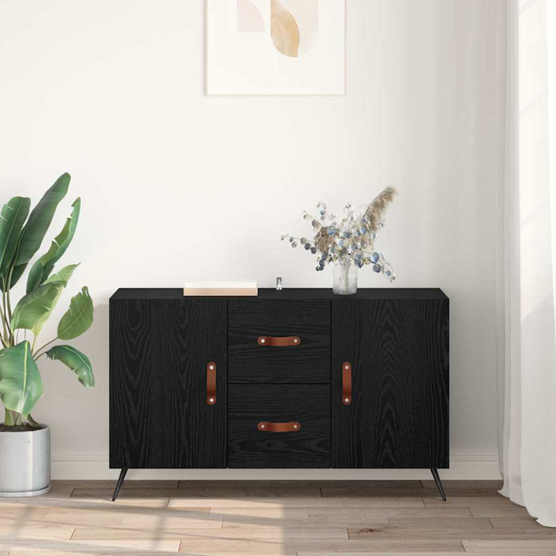 100cm Sideboard, Black Oak