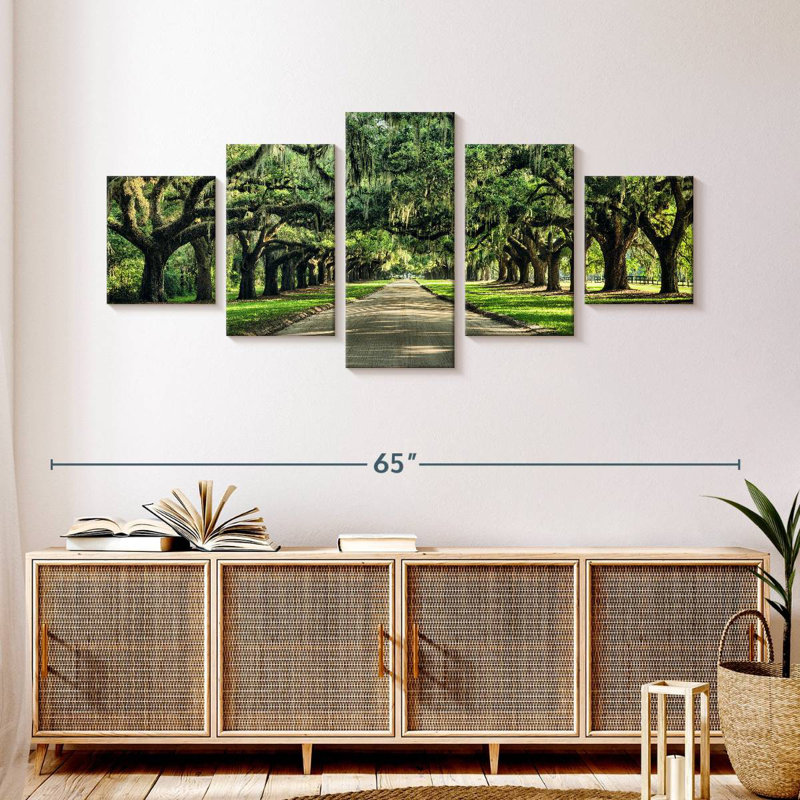 Canopy Trees, 24" H x 55" W