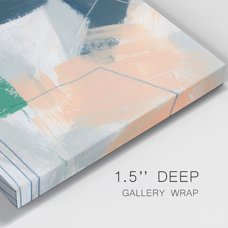 Diagonal Flight Plan II-Premium Gallery Wrapped Canvas - Ready to Hang