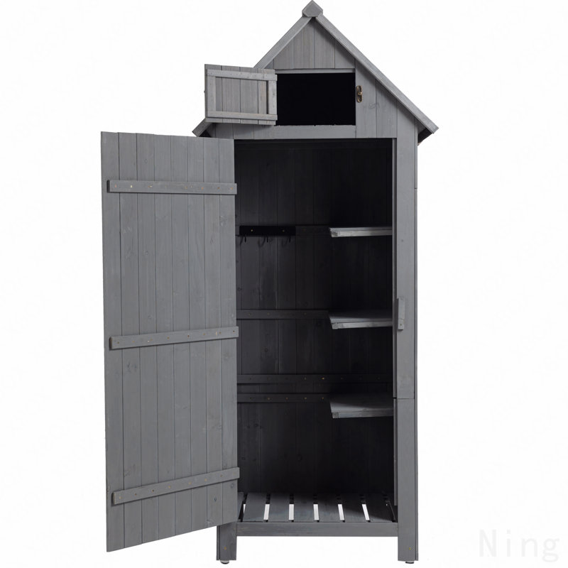 Abri de jardin en bois 30 po x l 21,3 po x H 70,5 po