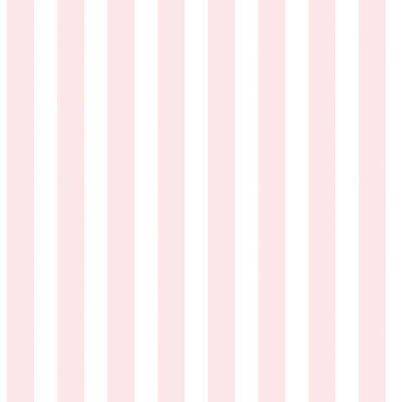 Bellamy 1000cm x 53cm Matte Wallpaper Roll, Pink/White