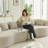 Compression Cloud Sectionals, 111.5 Inch Chenille Modern Sofa For Home