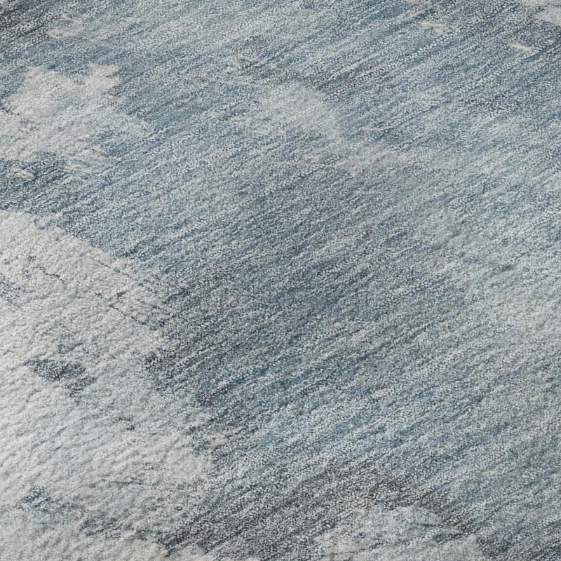 Premium Machine Washable Slesnick AMF1675 Abstract Rug, Rectangle 5' x 7'6"