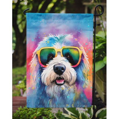 Drapeau de jardin Hippie Dawg