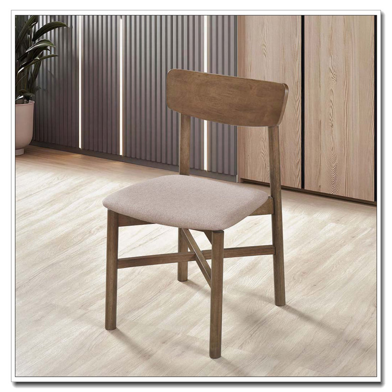 Chaise d'appoint en bois, Noyer naturel