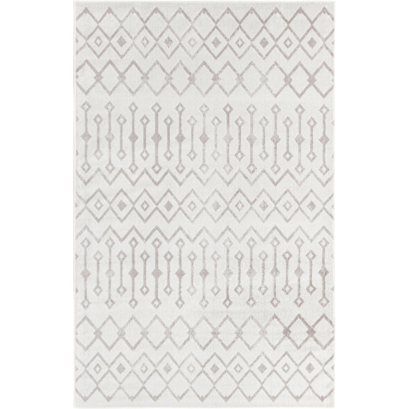 Moroccan Indoor Rug, Rectangle 5'3" x 8'