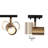 4-Light Adjustable Track Lighting Fixture, GU10 Base (Bulbs Not Included)