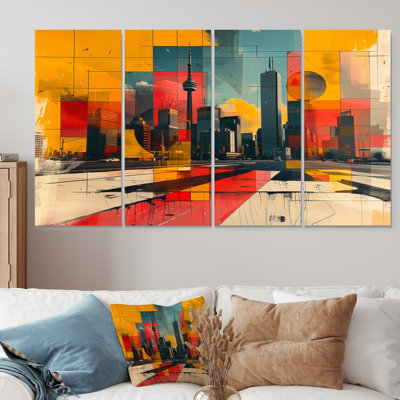 Tiphaine - ensemble d'art sur toile City Toronto