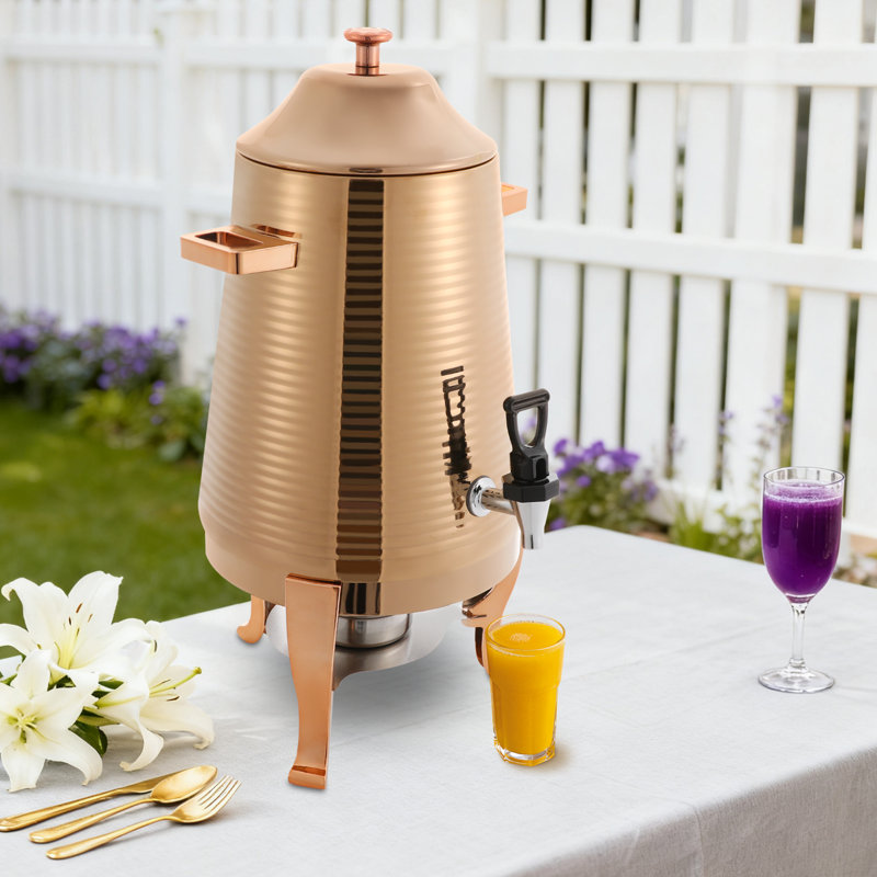 Distributeur de boissons 13L en acier inoxydable, distributeur de boissons chaudes et froides pour hôtels, restaurants et fêtes