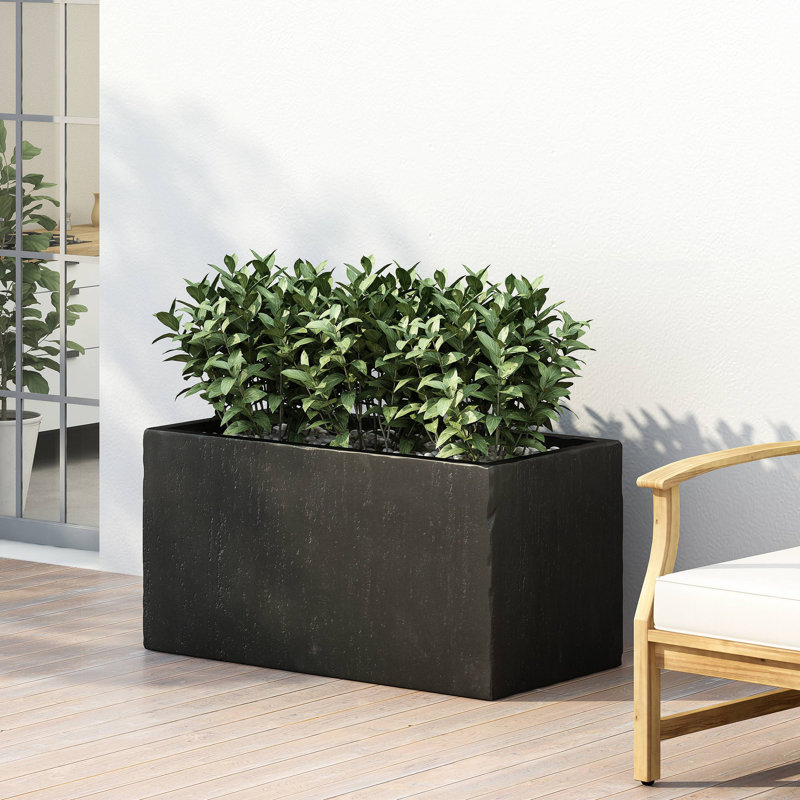 Boîte à fleurs L31, Noir