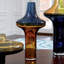 Low Amber Over Cobalt Vase-71171207