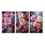 «Asian Art Peonyes in Pink», 3 pièces sur toile-1066026452-1066026449