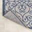 Tapis d'intérieur / extérieur bleu / crème Deronte-1518478999