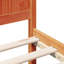 87-8 Bed Frame with Headboard Solid Pine wood-114769790-114769786