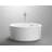 59" x 59" Freestanding Soaking Acrylic Bathtub