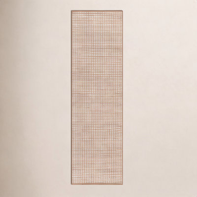 Acerra Pink Hand-Woven Geometric Outdoor Rug