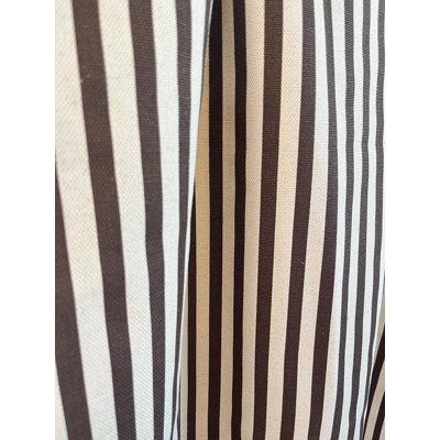 Chestnut Brown Stripe Curtains