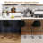 Upholstered Metal Frame Bar & Counter Stools With Backs (Set Of 4)-1034278773