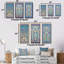 Porte bleue I, ensemble de 3 reproductions d'art mural-1807780523-1807780519
