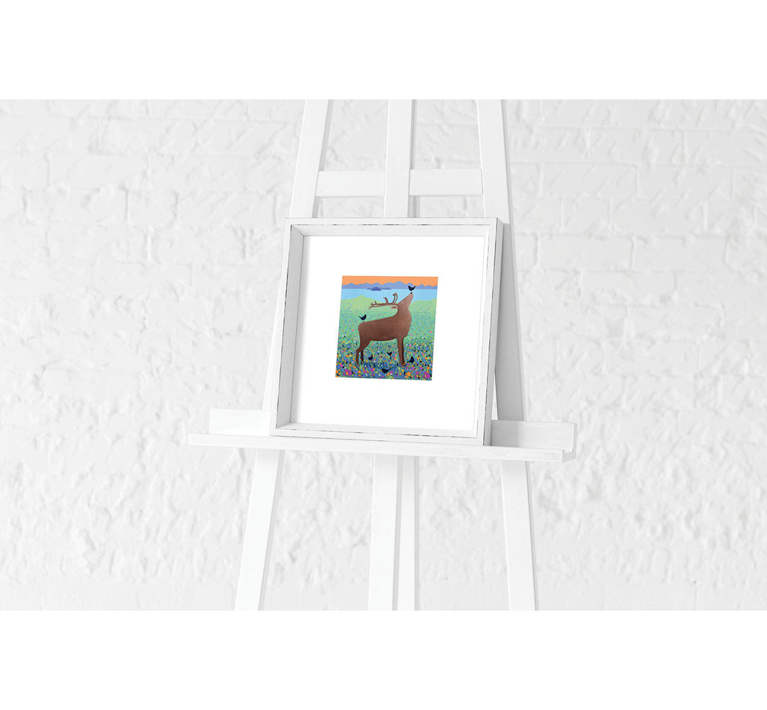 'The Gathering' by Ailsa Black - Picture Frame Painting Print on Wood