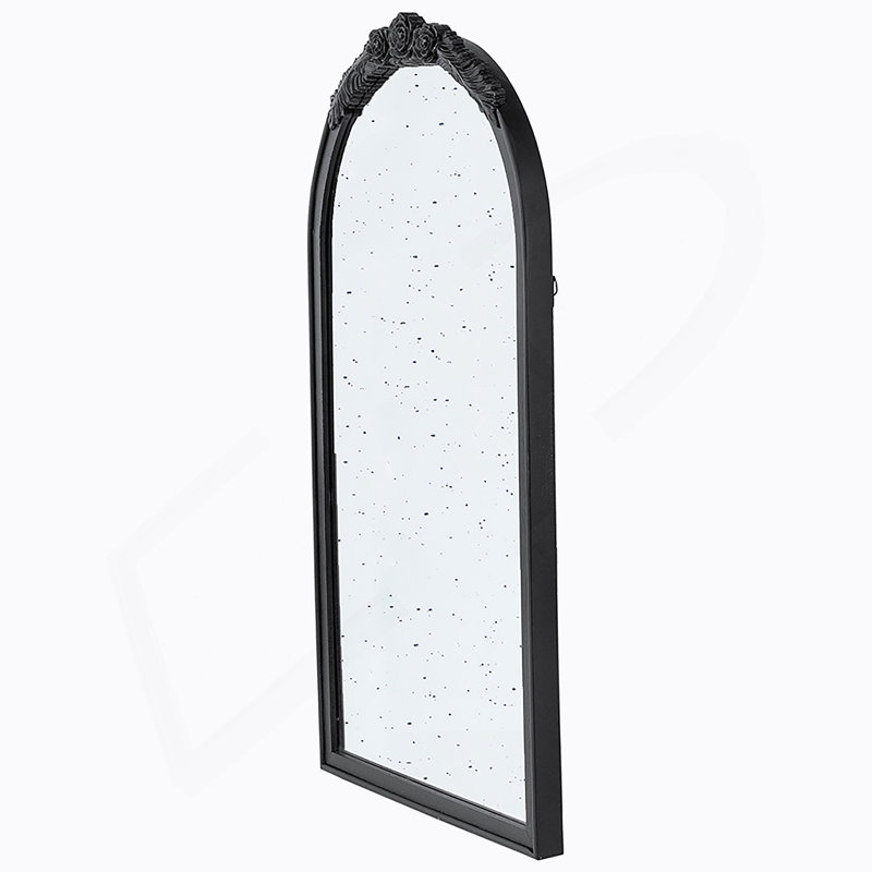 Miroir en bois manufacturé, Noir