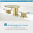 Solid Brass Widespread 2-handle Waterfall Bathroom Sink Faucet with Drain Assembly-92464965-122810458